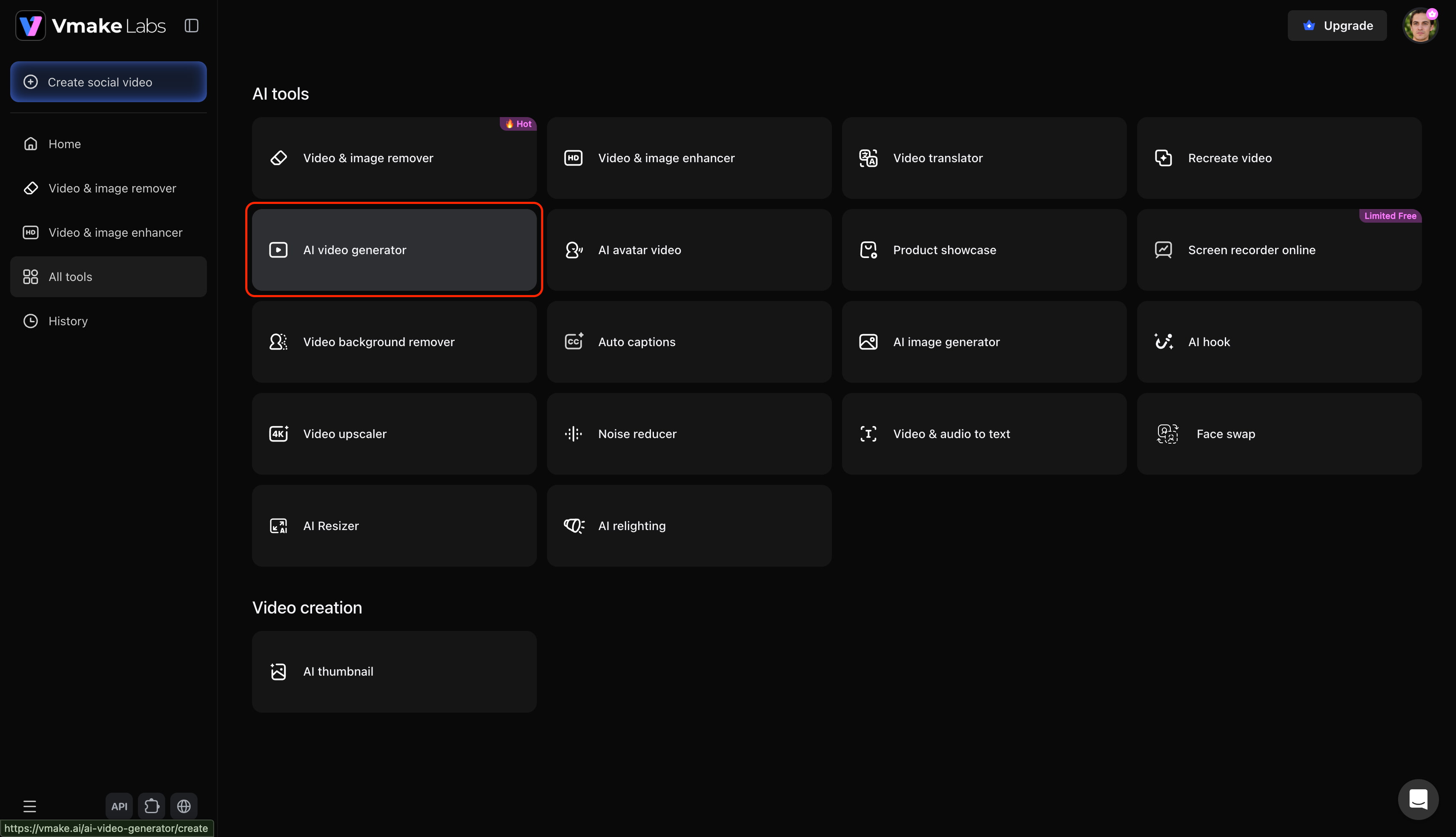 Step 2: Input the video creation details