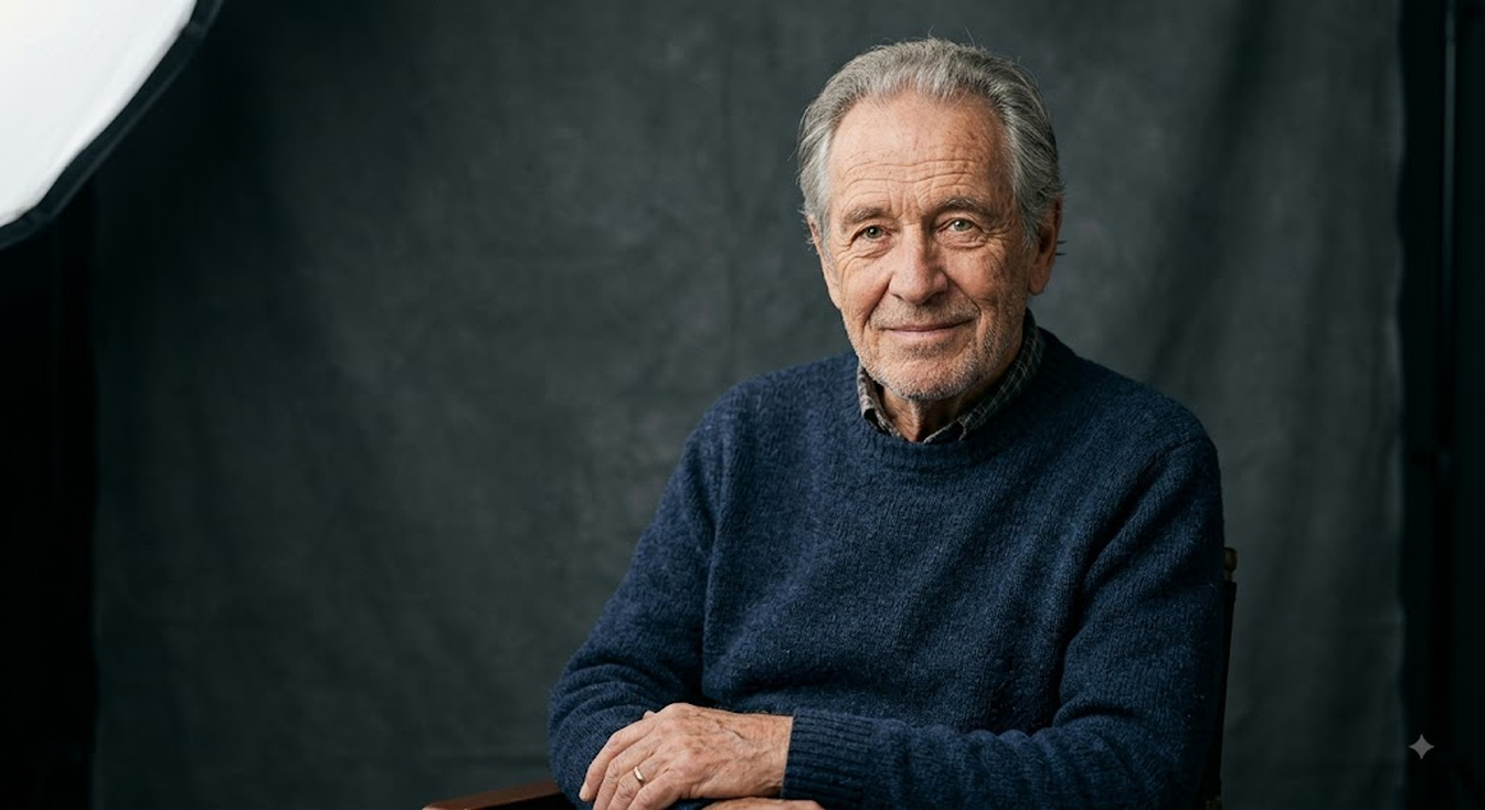 text Studio portrait with soft lighting