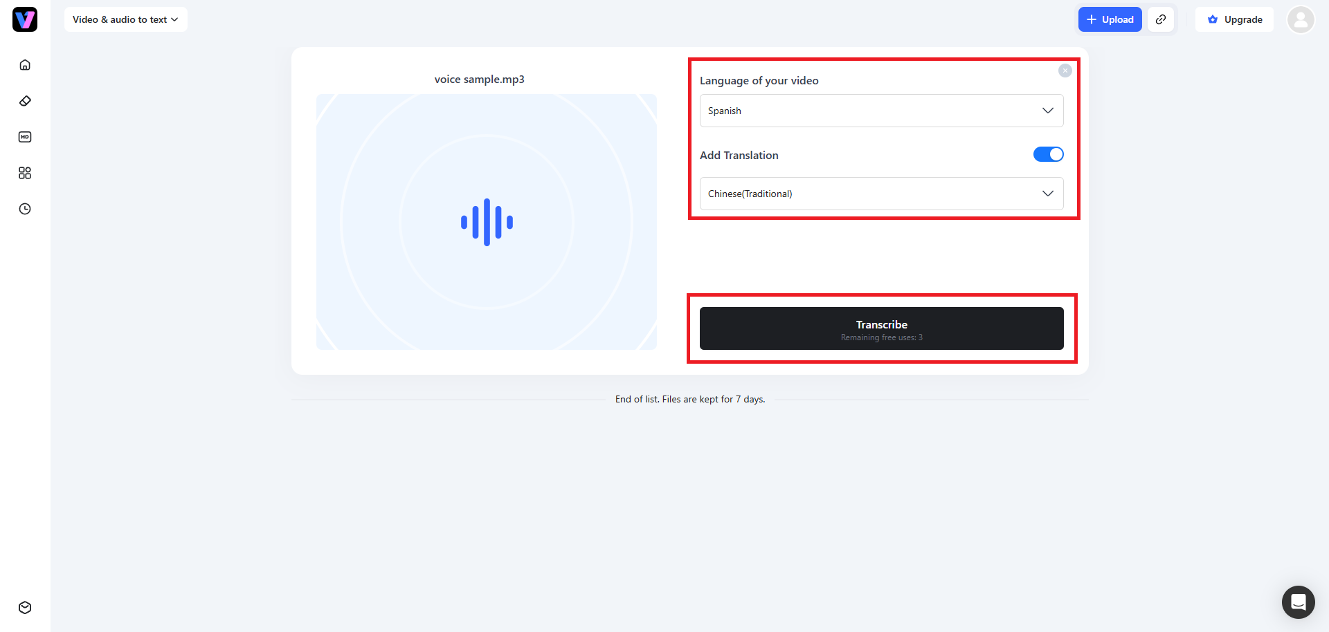 text Download your transcribed file
