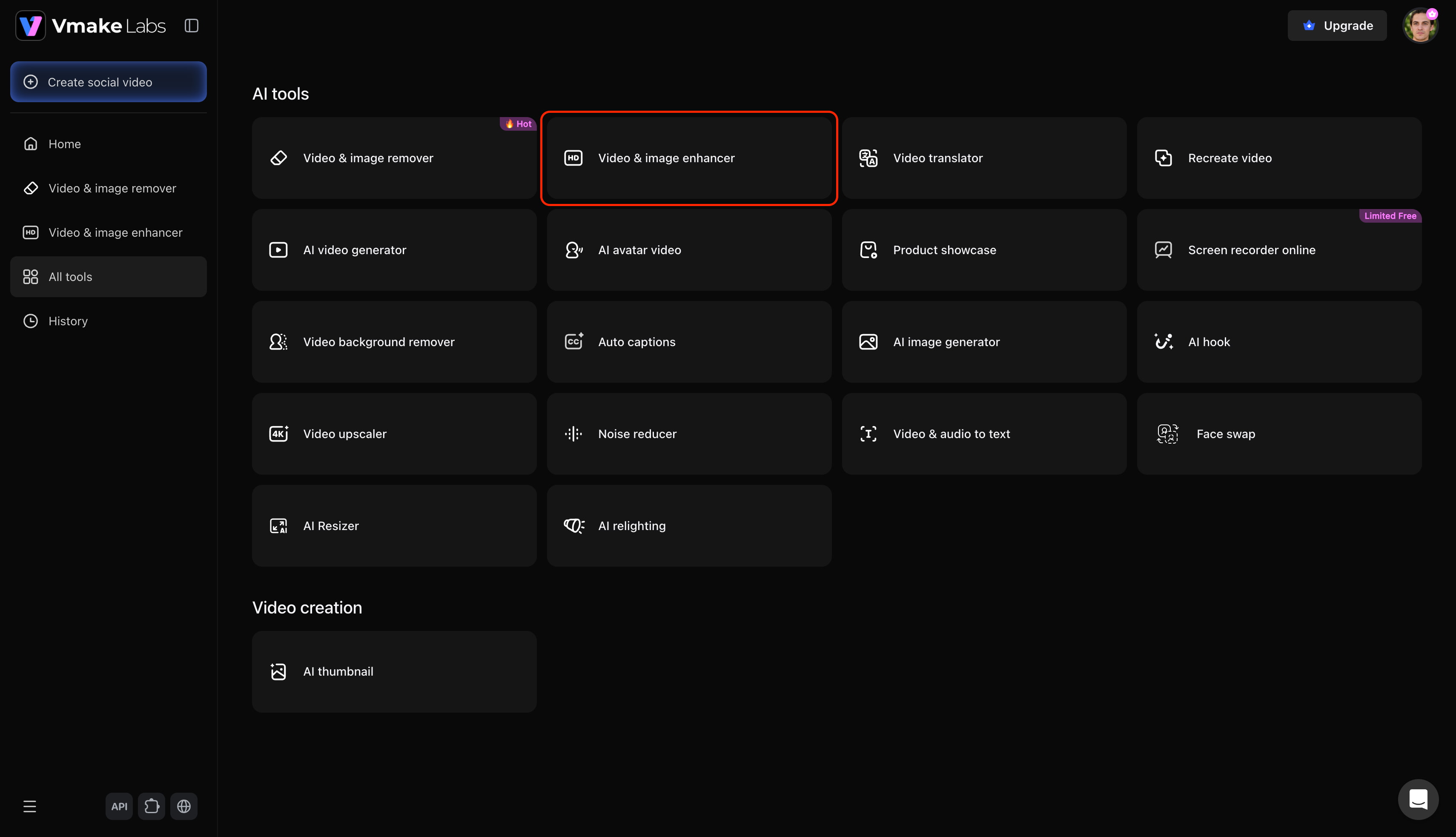 text Step 1: Access the Enhancement Tool
