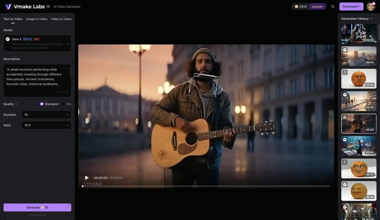 The Time-Travelling Street Musician