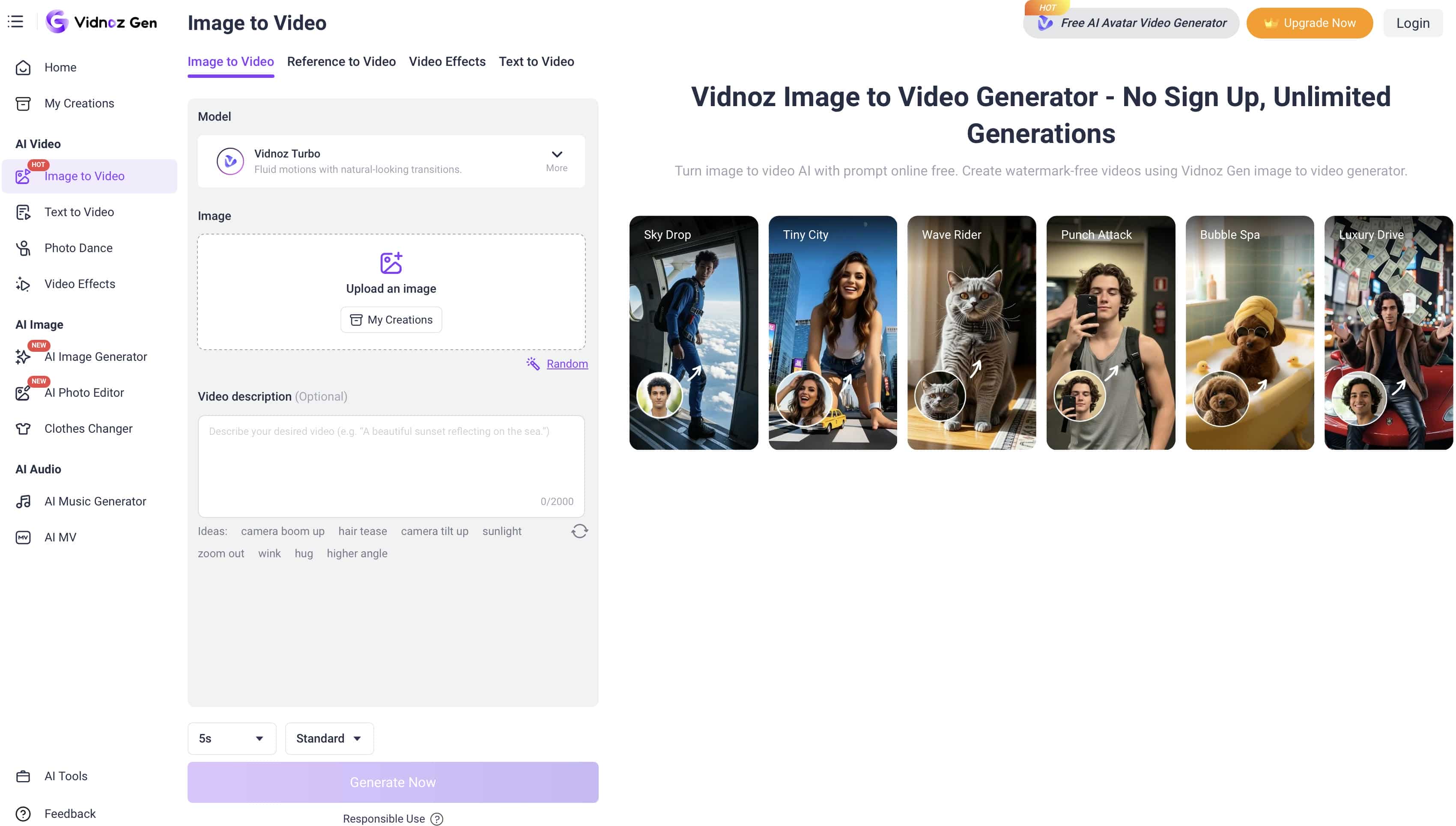 Image-to-Video Animation