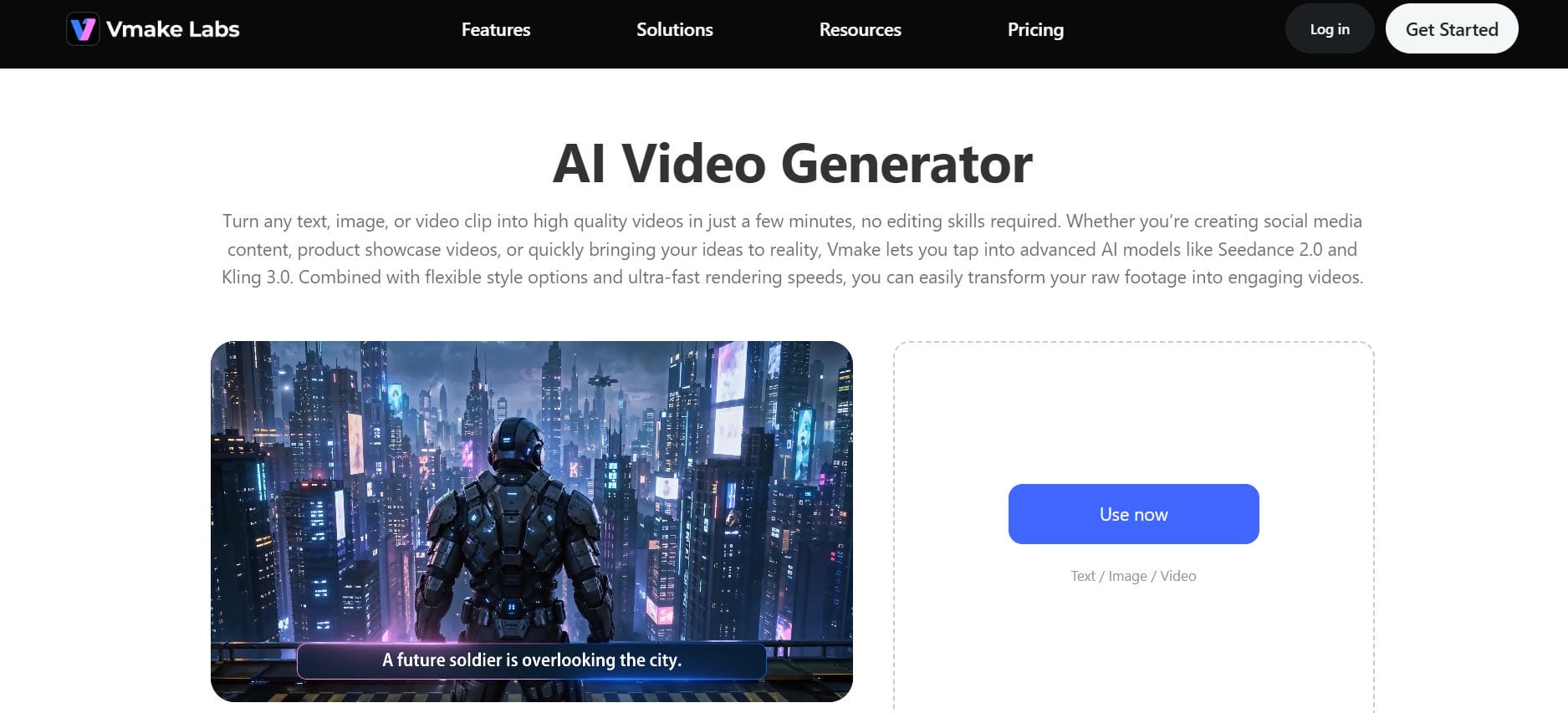 Vmake AI video generator