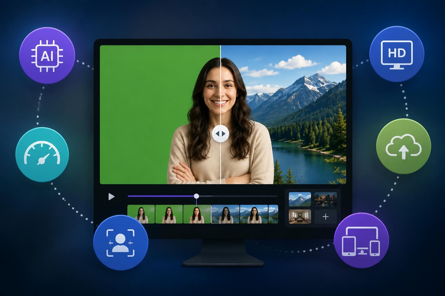 Video background changer