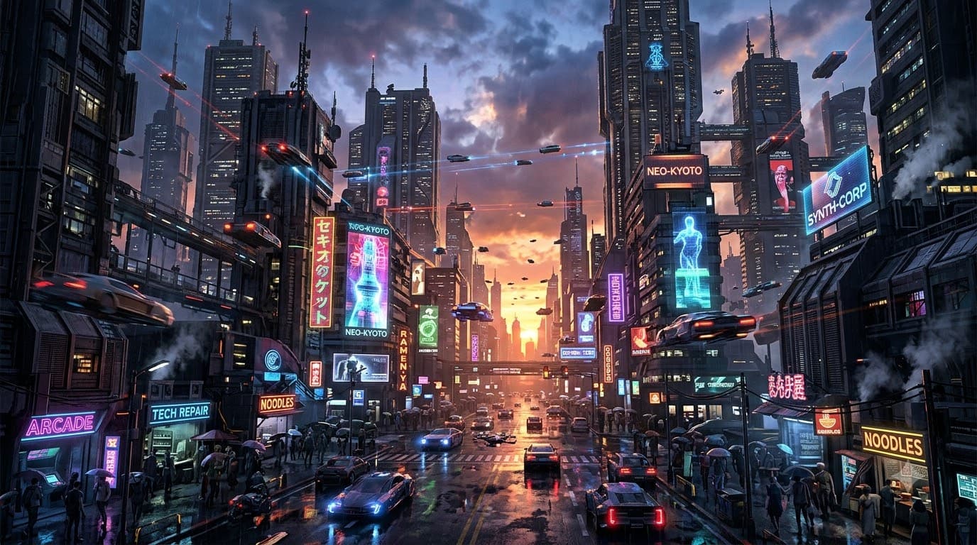 text Whisk AI Sci-Fi Image