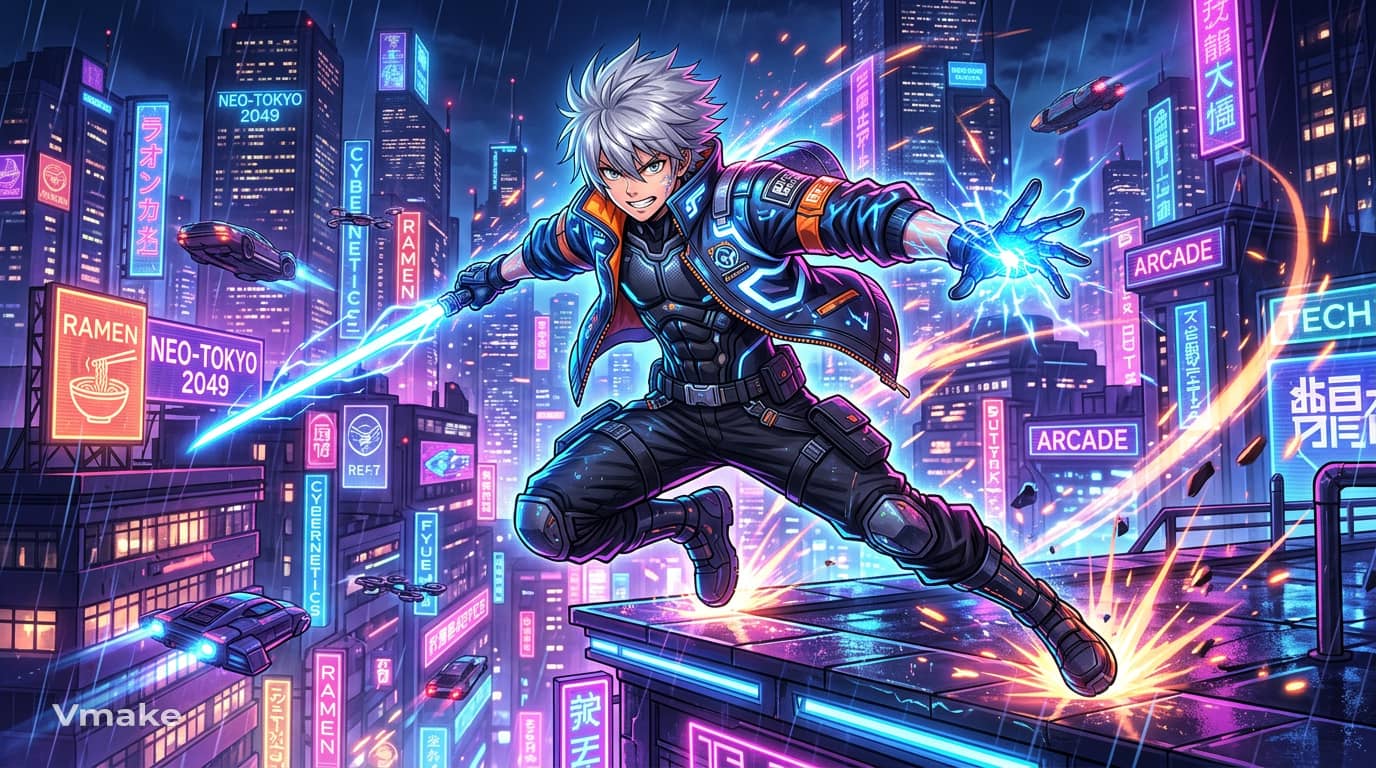 Modern anime hero