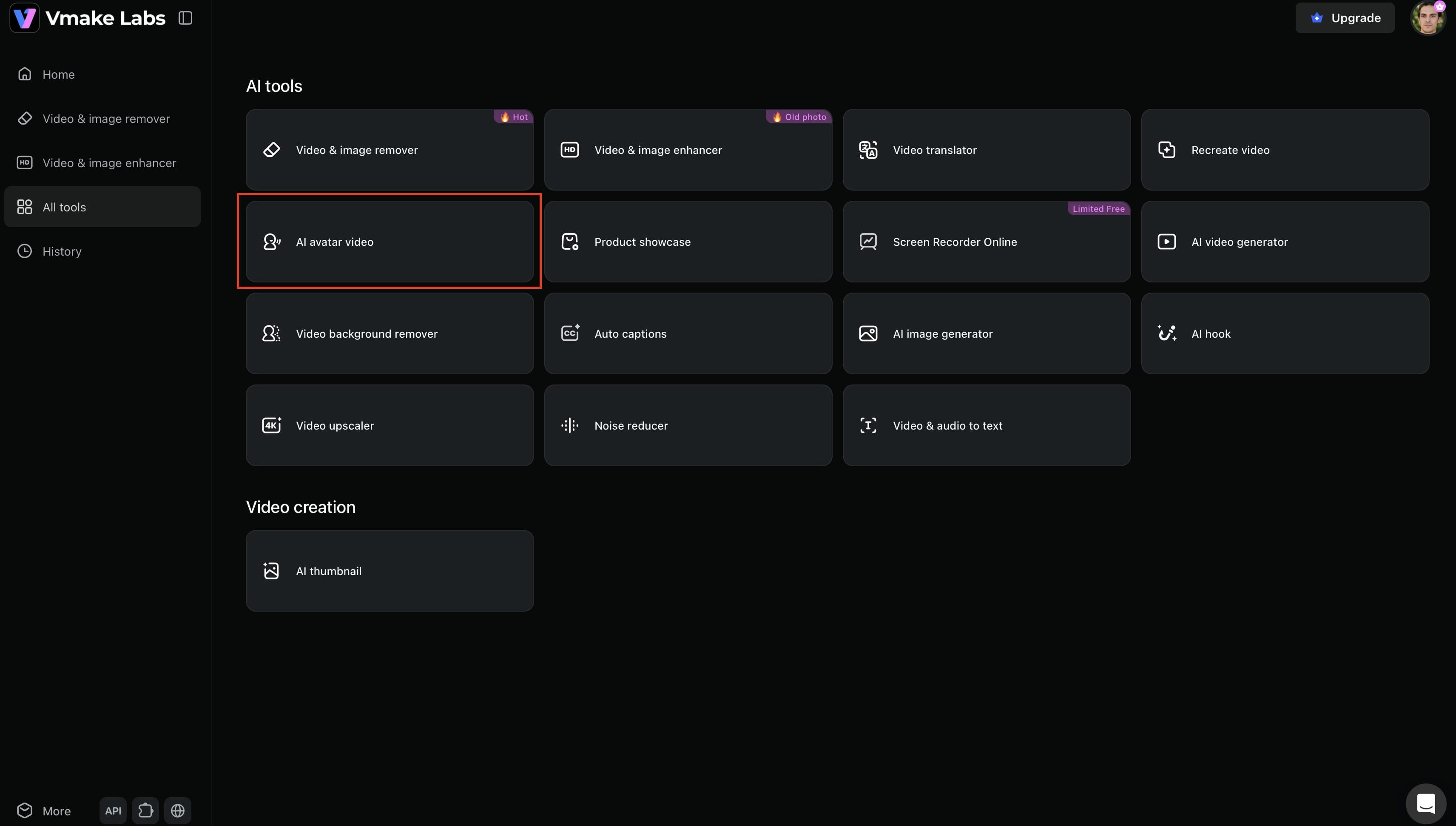 AI Avatar video tool
