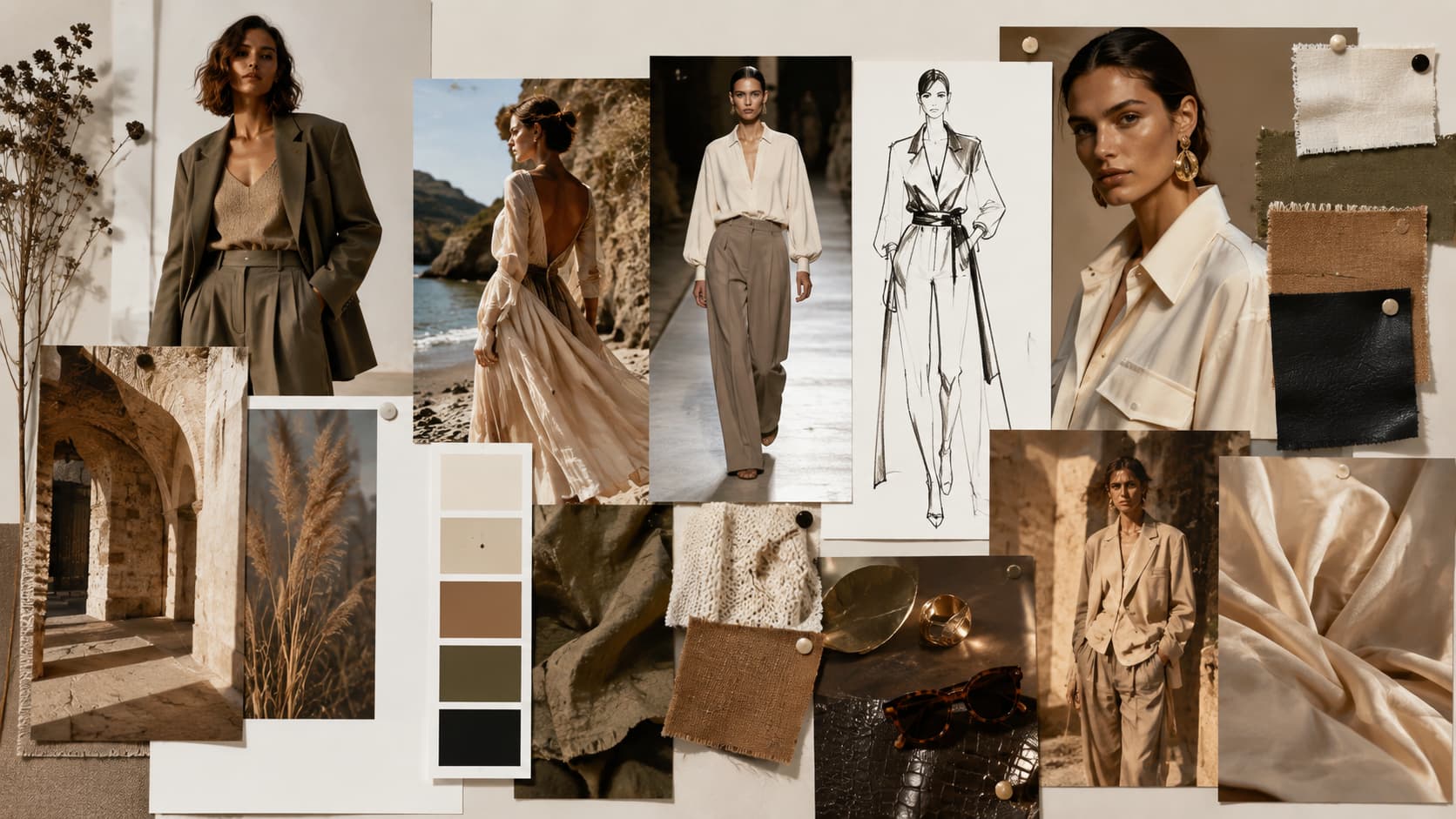 text What is fashion mood board