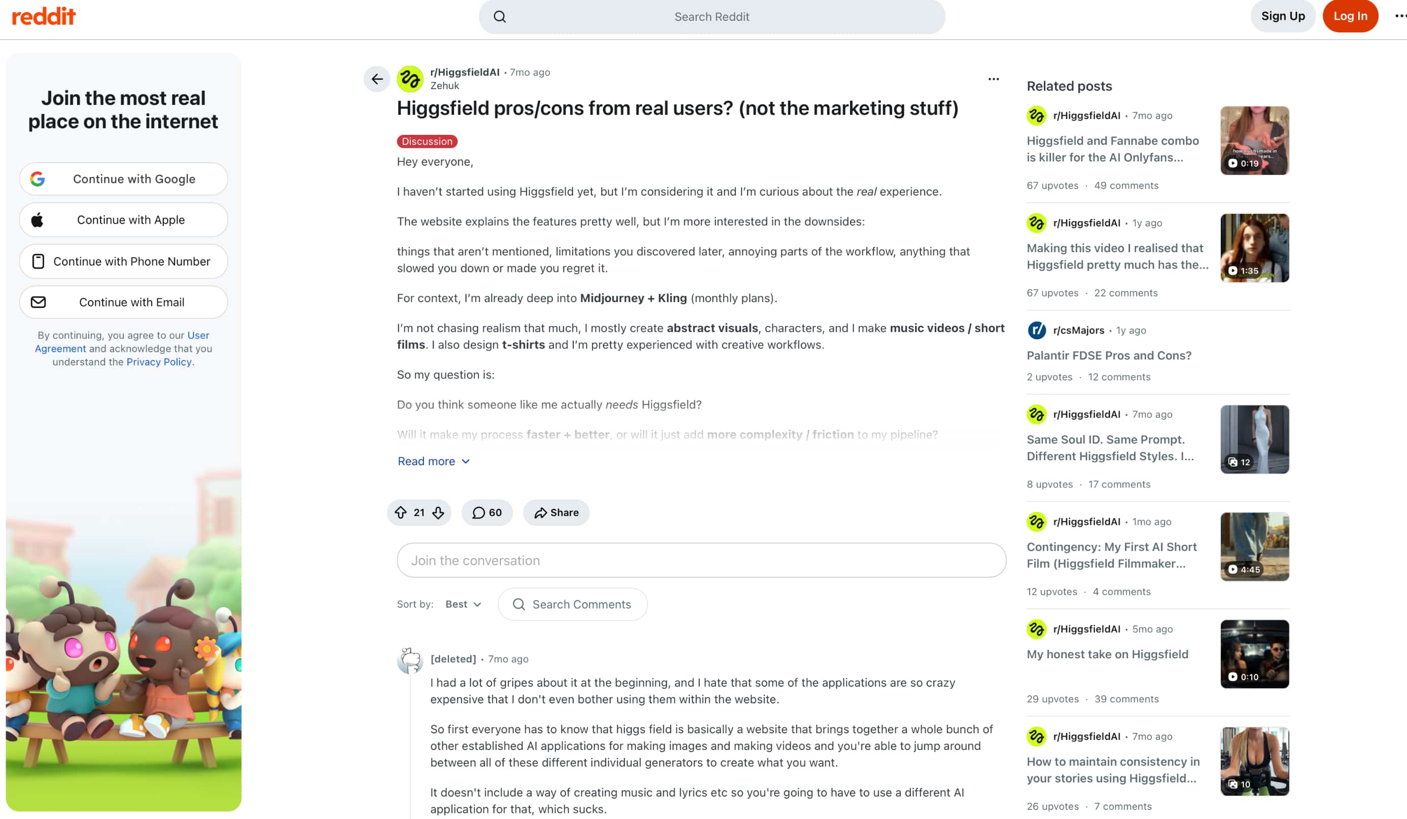 text On Reddit