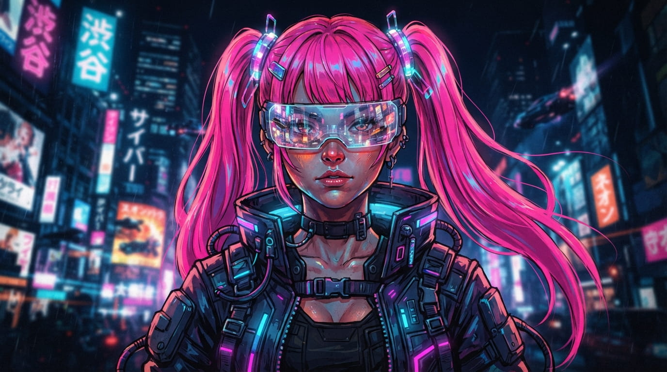 Cyberpunk character by ImageFX image generator