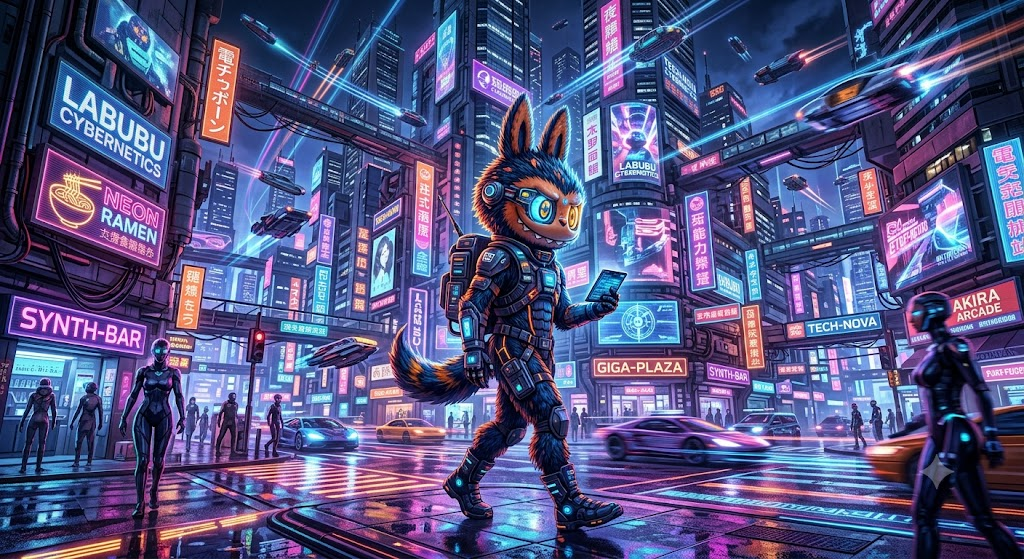 cyberpunk Labubu
