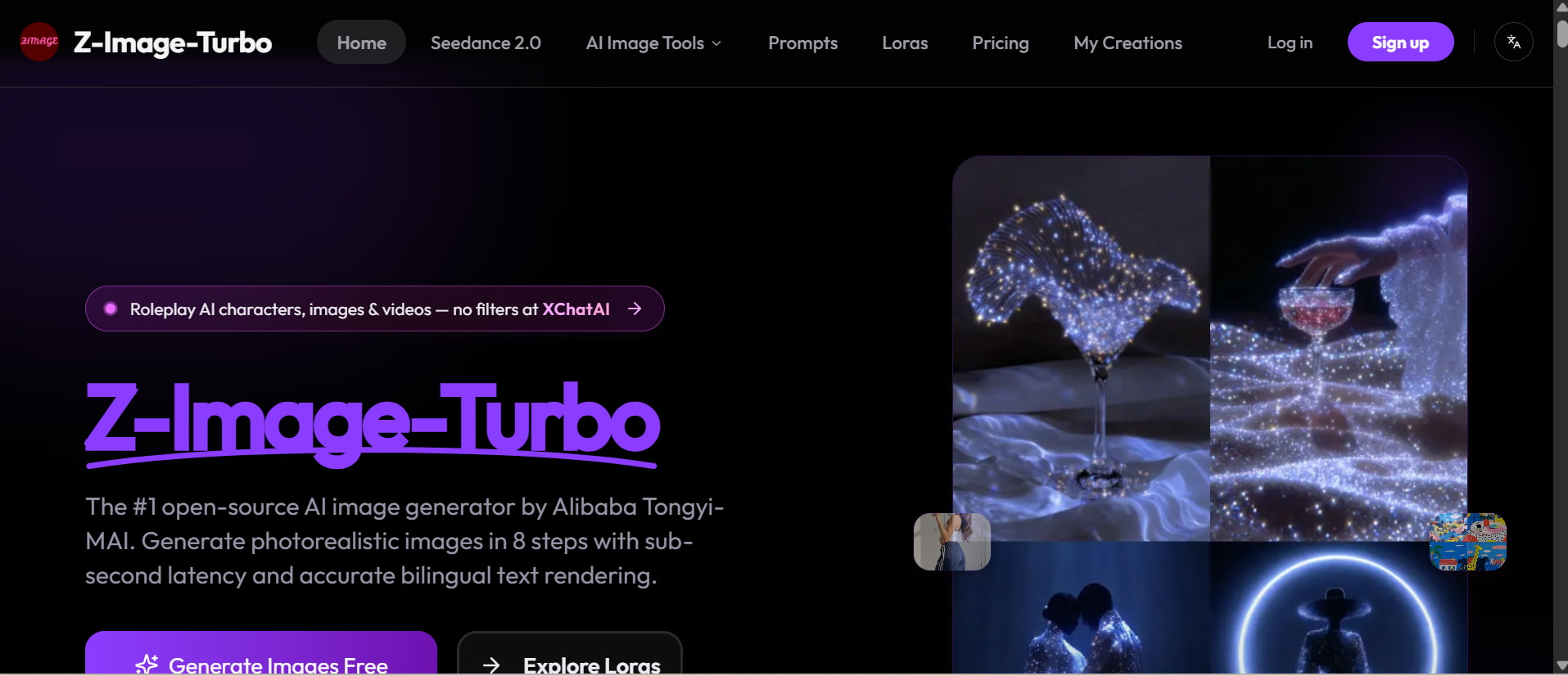 Open a supported Z Image or Z Image Turbo interface
