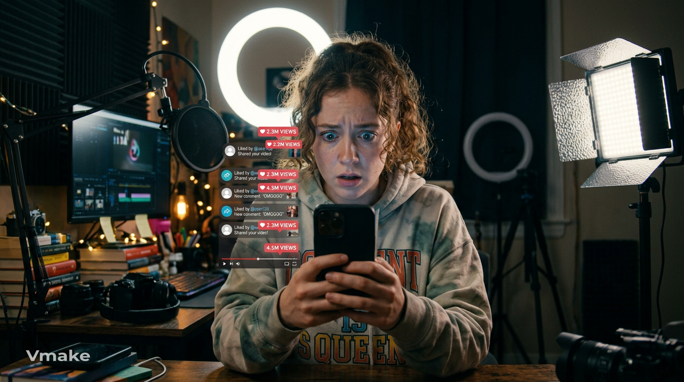 text goind viral short film idea