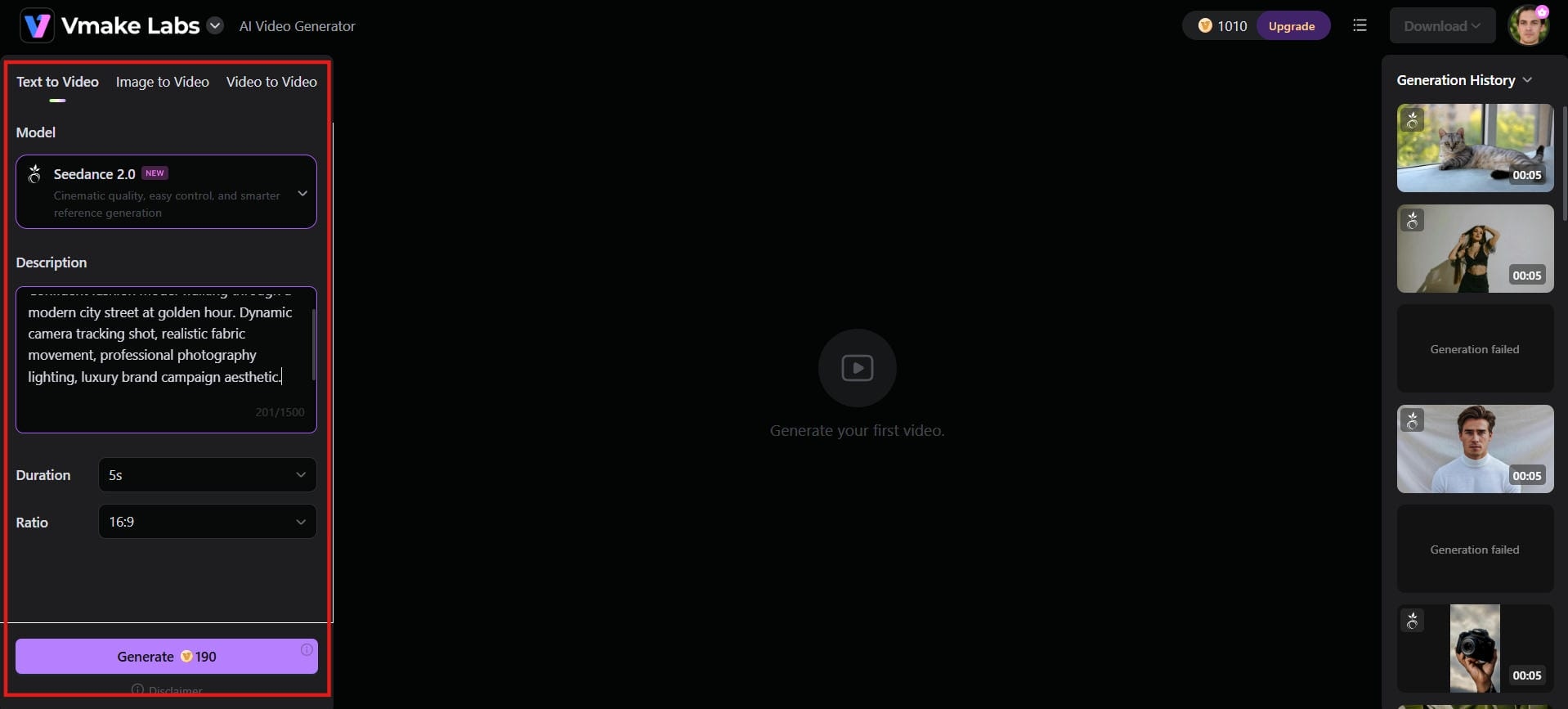 Add content or ideas