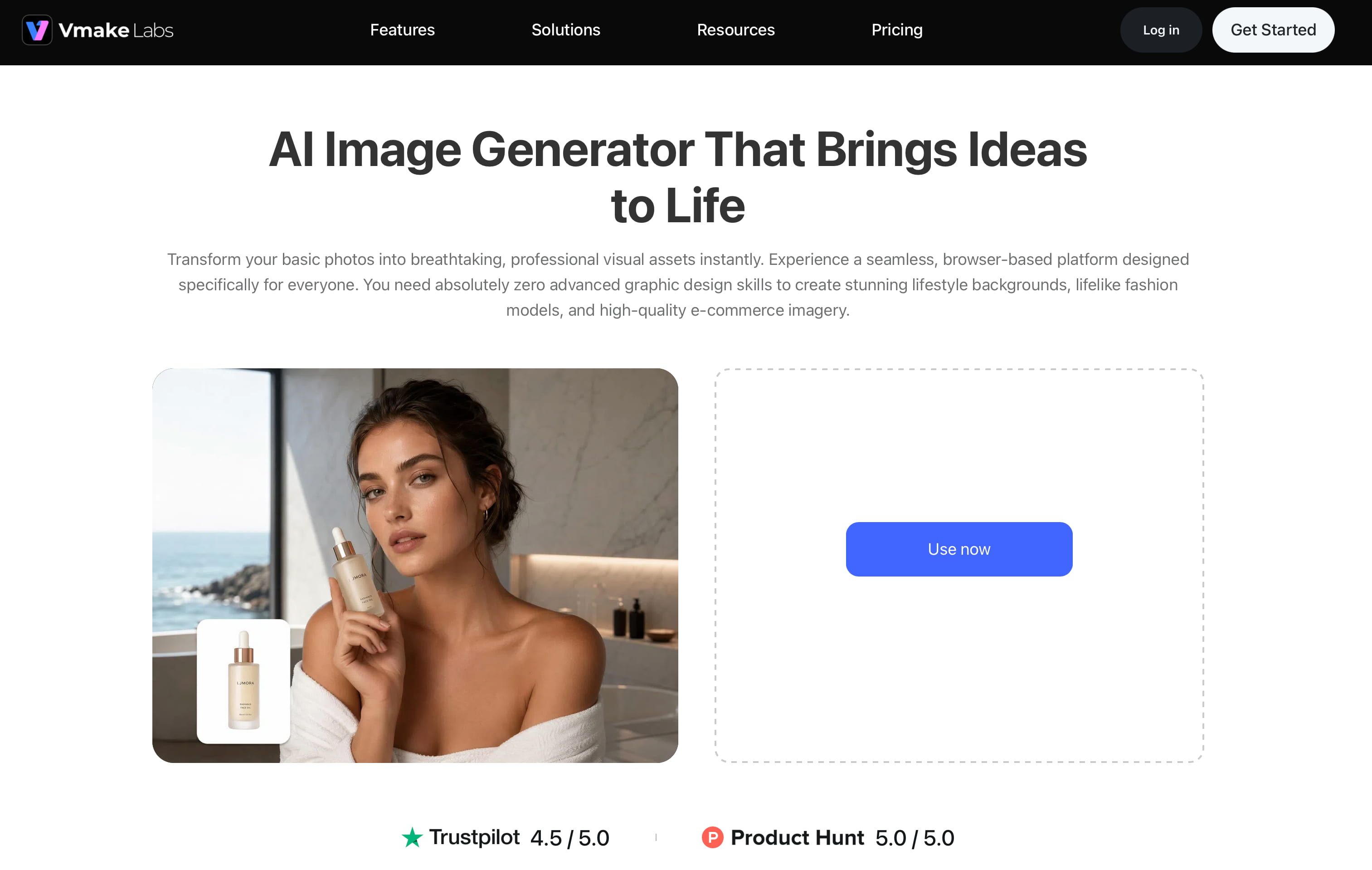 Vmake Labs AI image generator