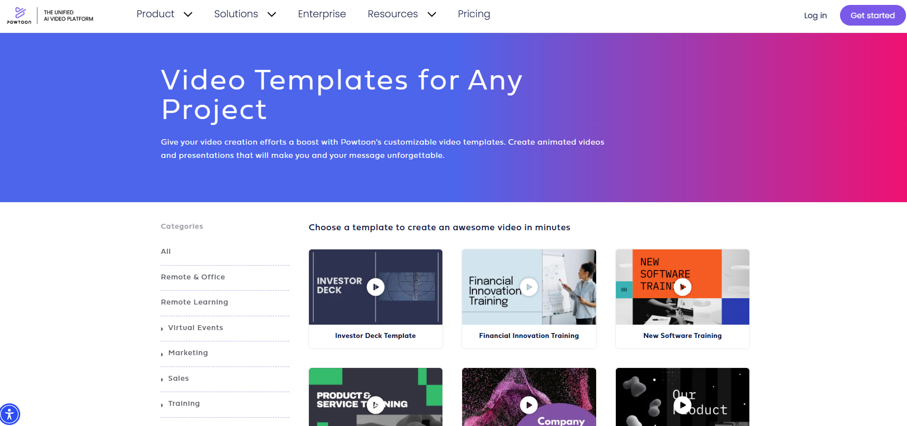 text Templates, Characters and Visual Assets