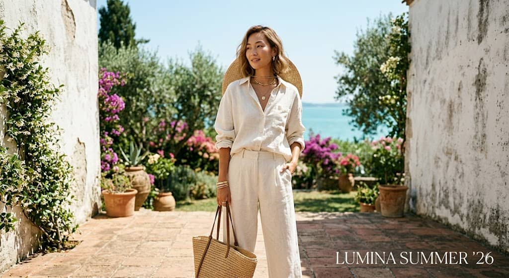 text Summer fashion campaign