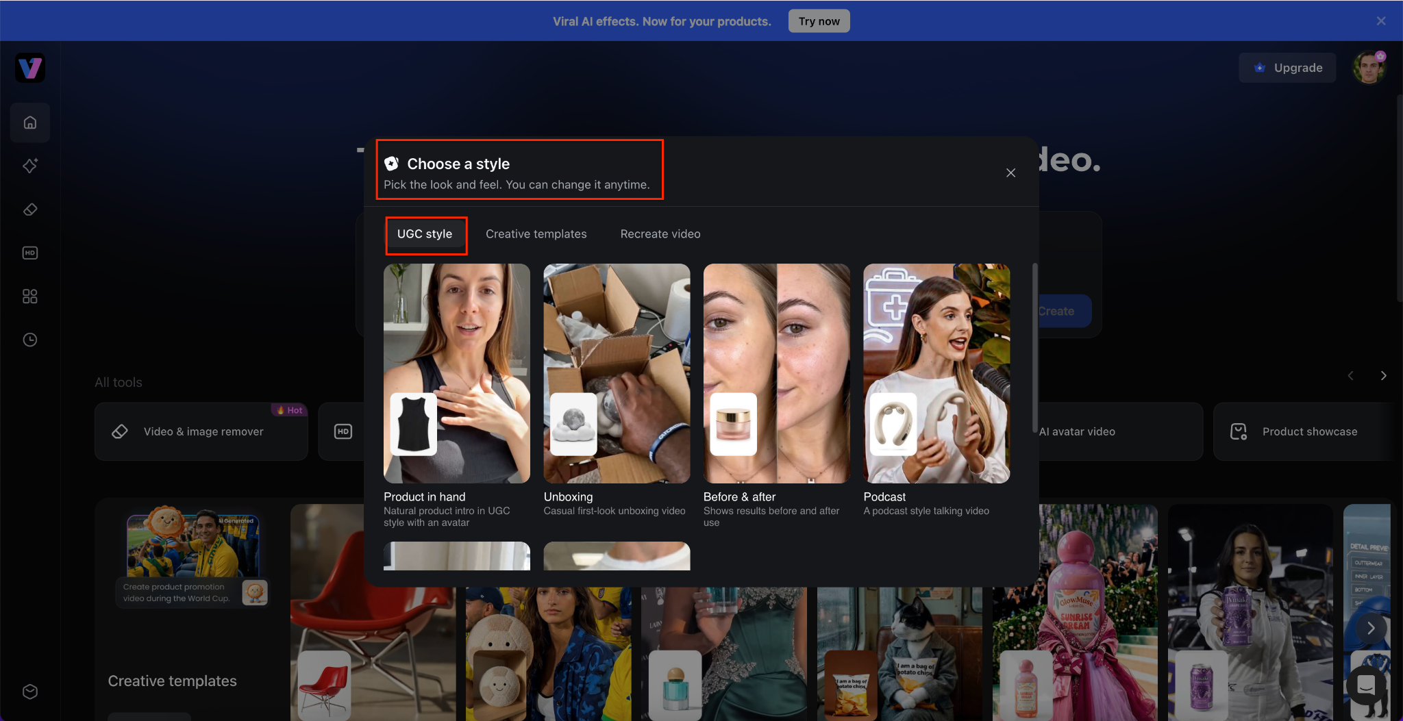 Open the Social Video Generator