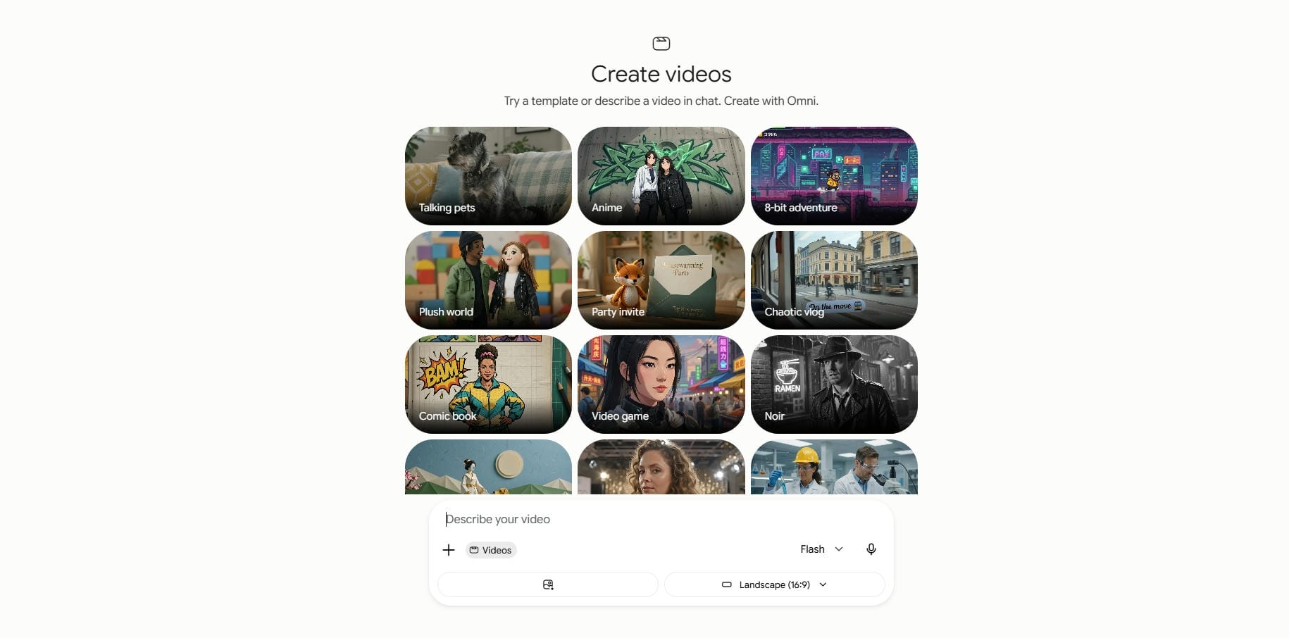 Gemini video generator
