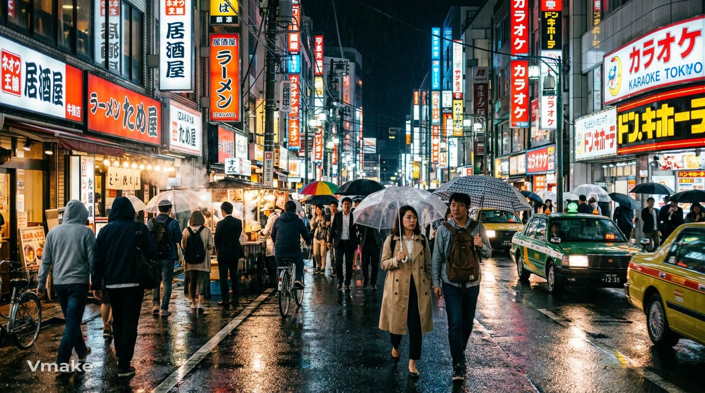 Rainy street photography