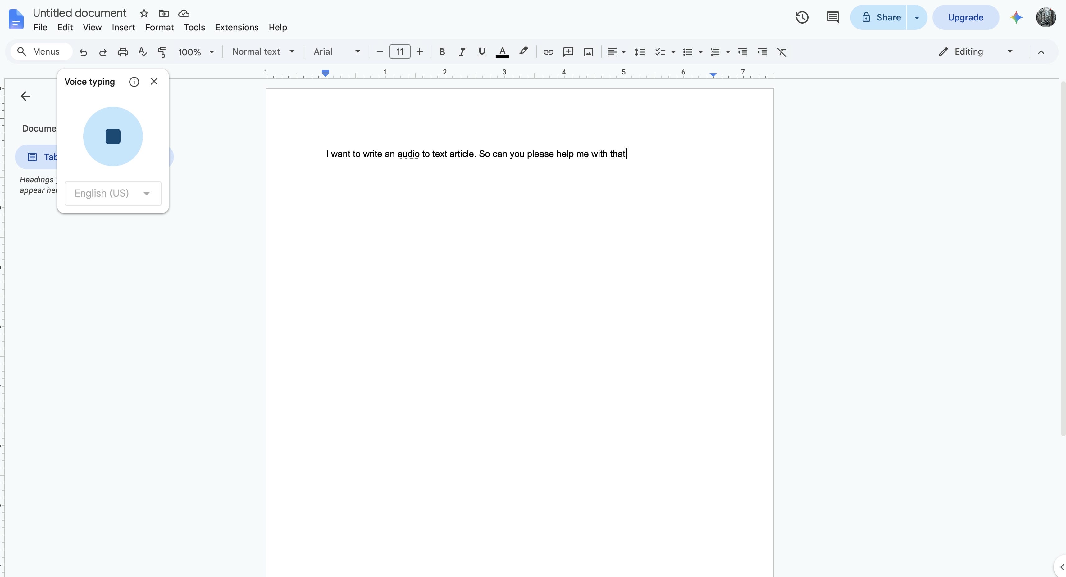 text Review, edit, and save the transcript