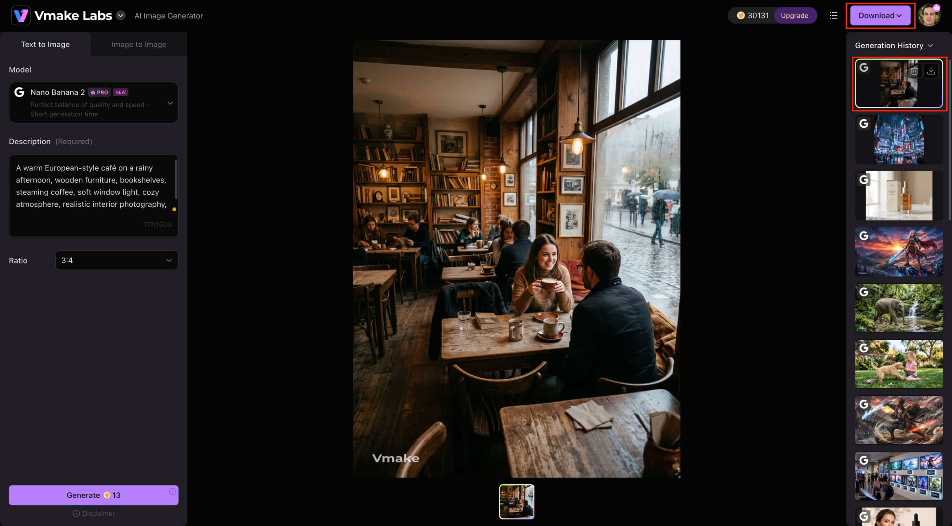 text Preview and Download Your Image