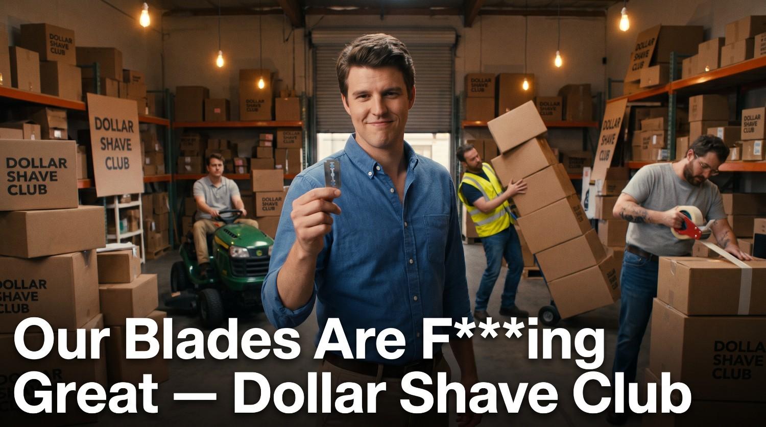 Dollar Shave Club: "Our Blades Are F***ing Great"
