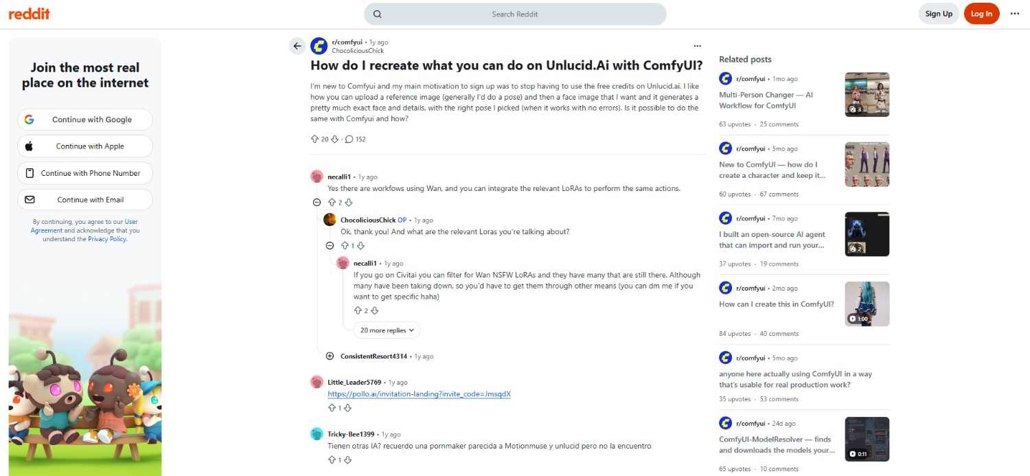 text On Reddit
