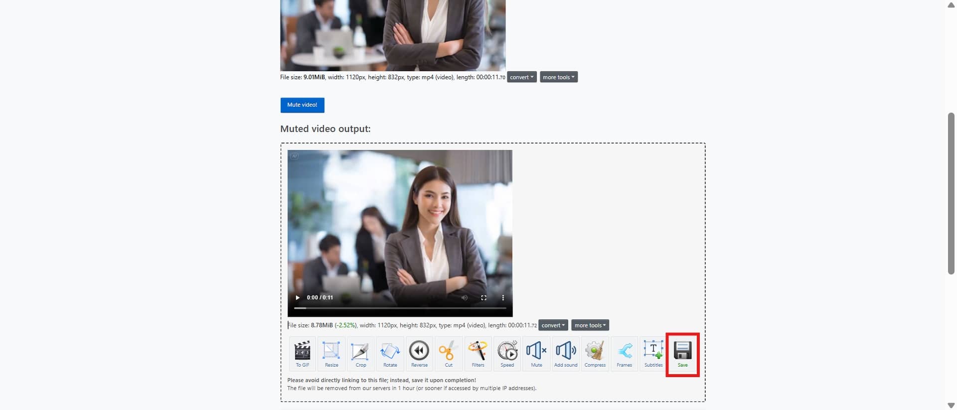 text preview and export the video