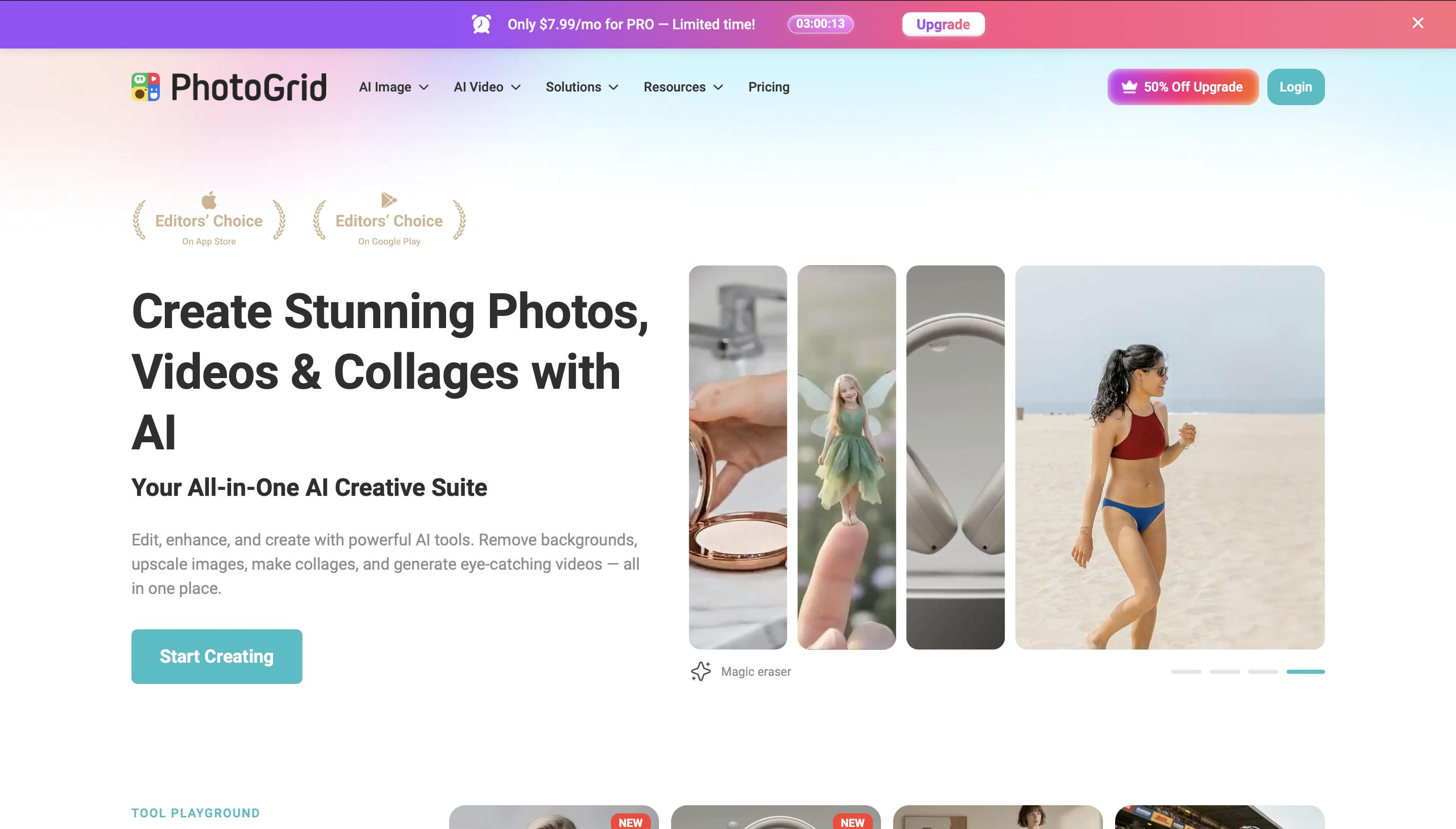PhotoGrid AI Image Enhancer
