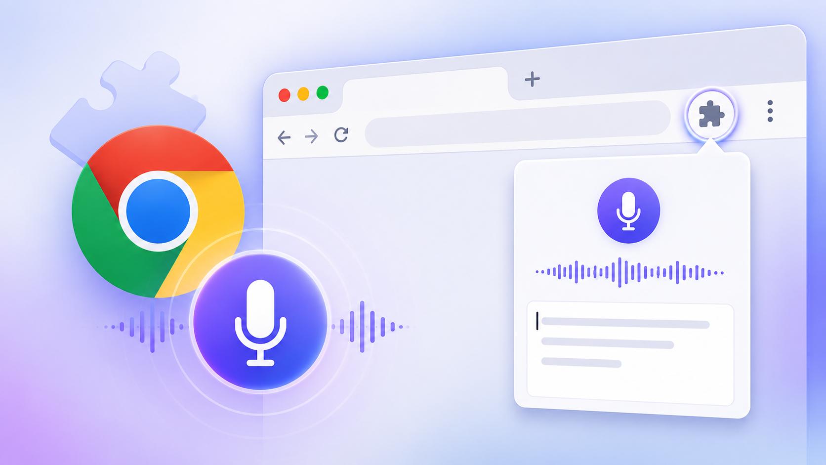 What is a Chrome extension speech-to-text