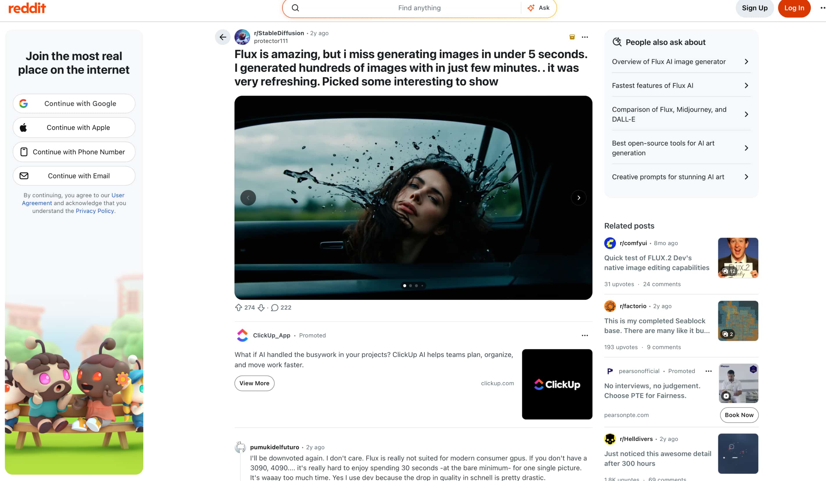 text On Reddit
