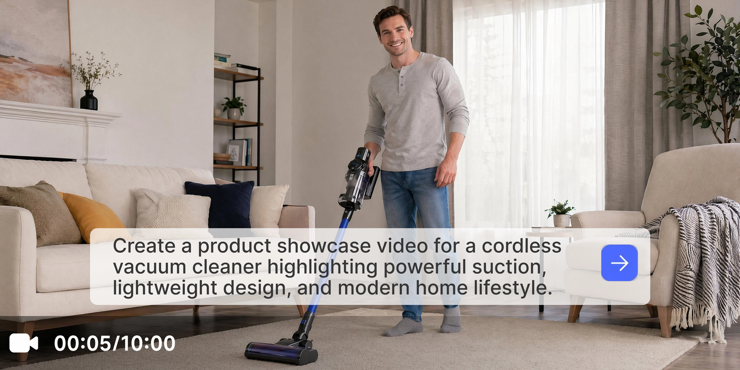 Showcase products through video