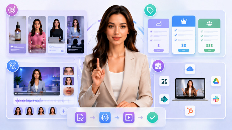 Select the right AI avatar