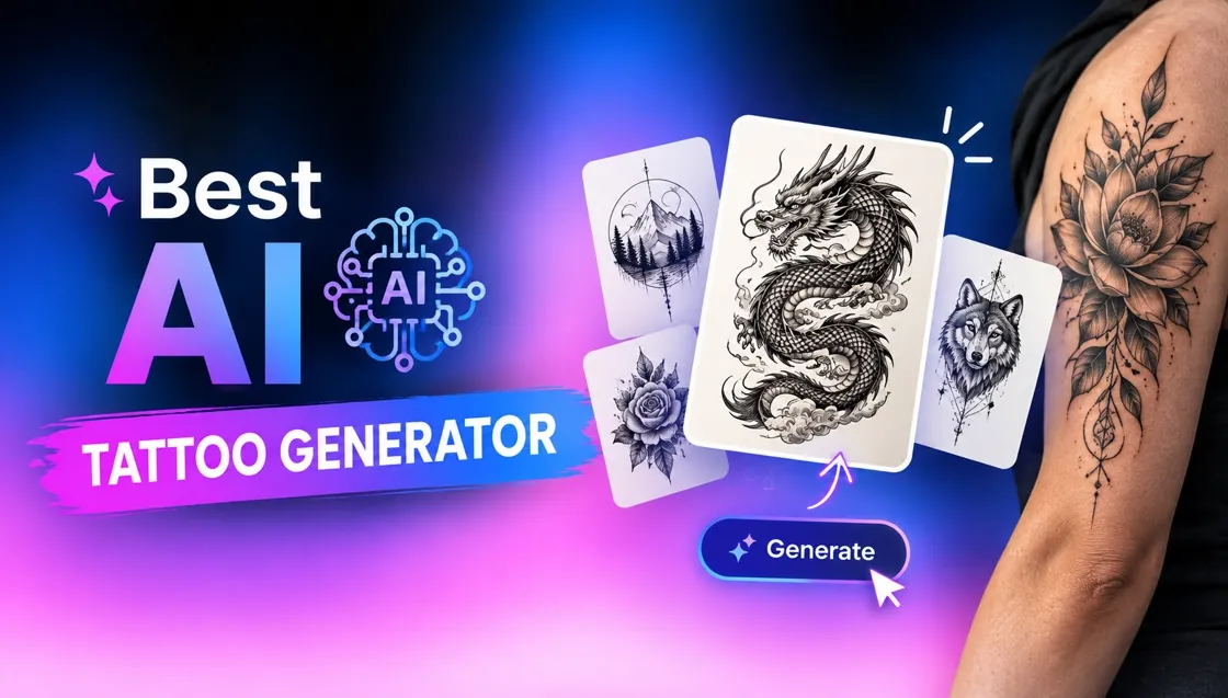 7 Best AI Tattoo Generators in 2026 to Design Your Dream Ink