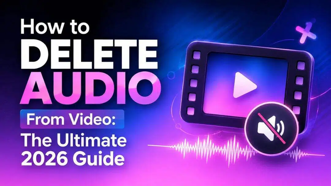 How to Delete Audio From Video: The Ultimate 2026 Guide