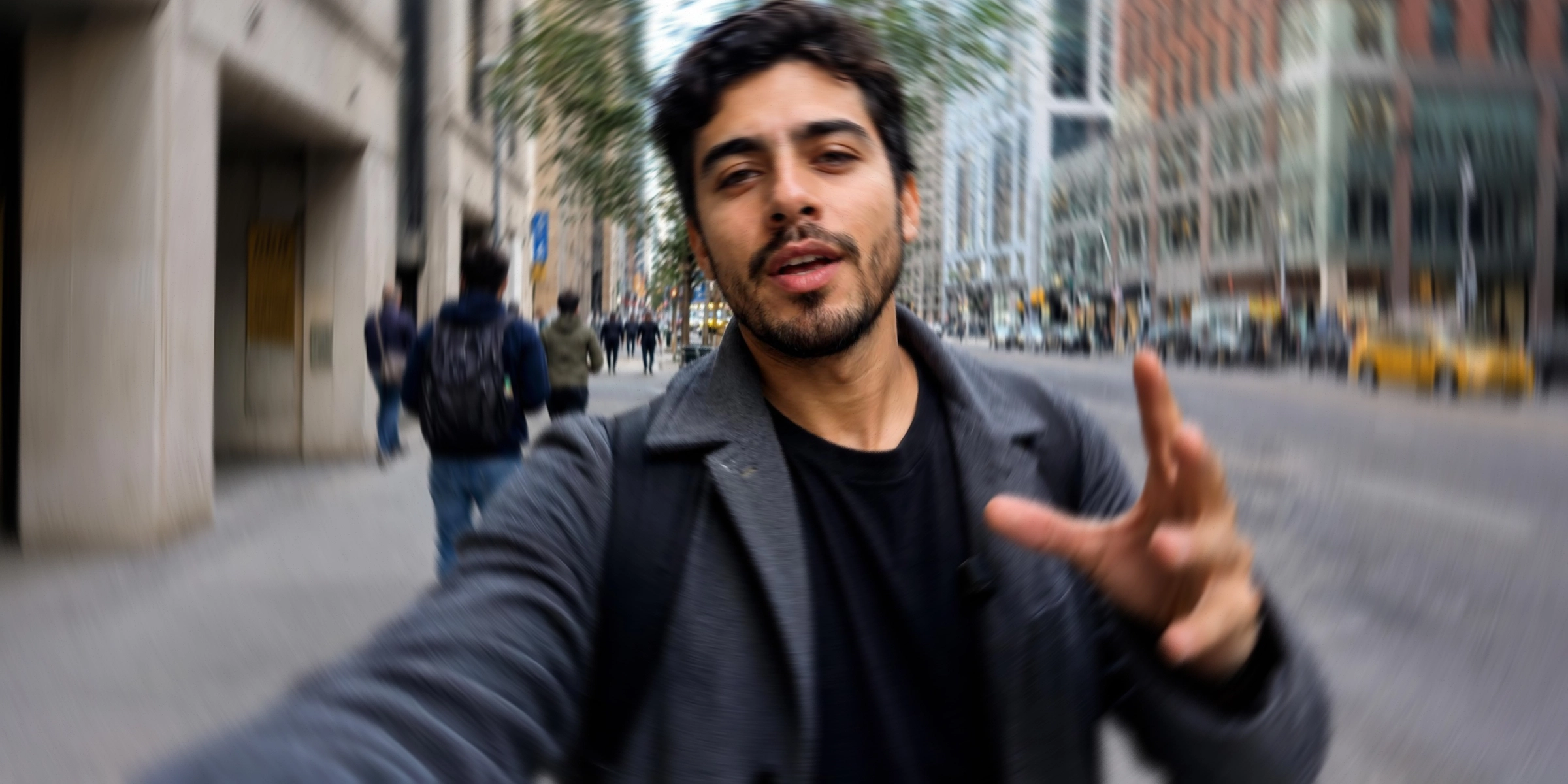 Stabilize moving walk-and-talk footage