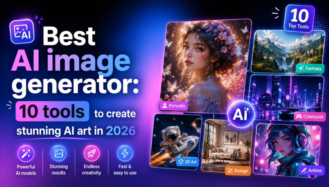 Best AI image generator: 10 tools to create stunning AI art in 2026