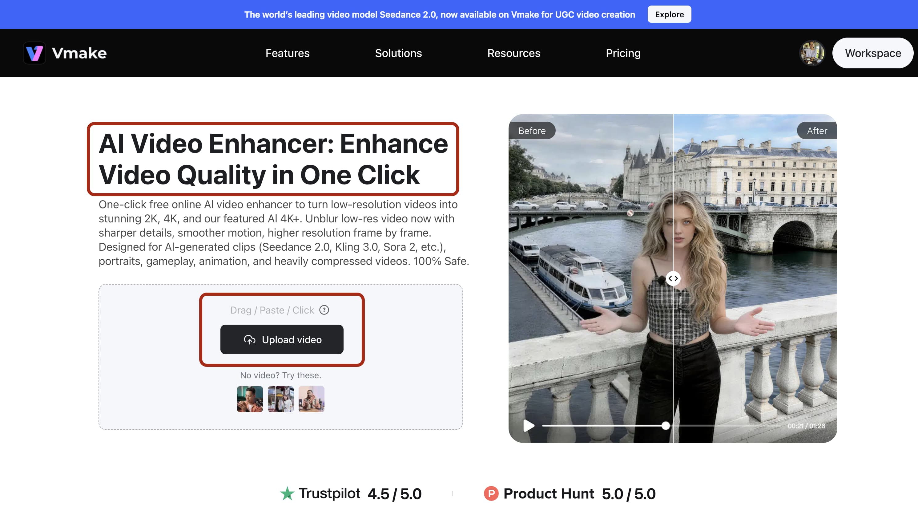 Upload your video