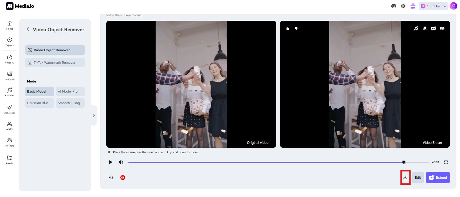download clean video