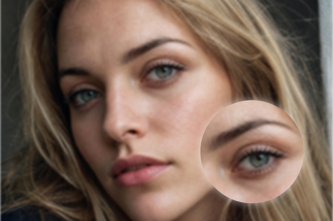 Real pixel reconstruction