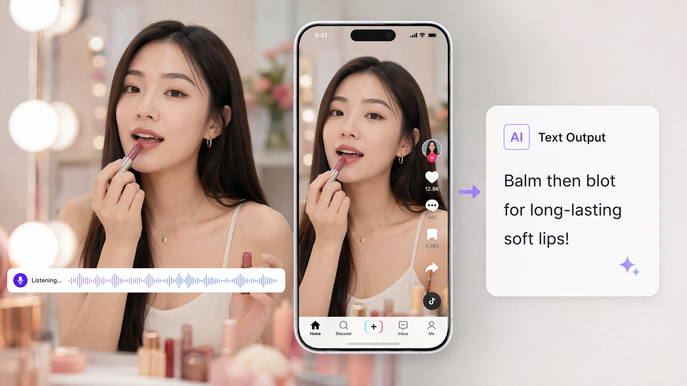 Create accurate TikTok captions