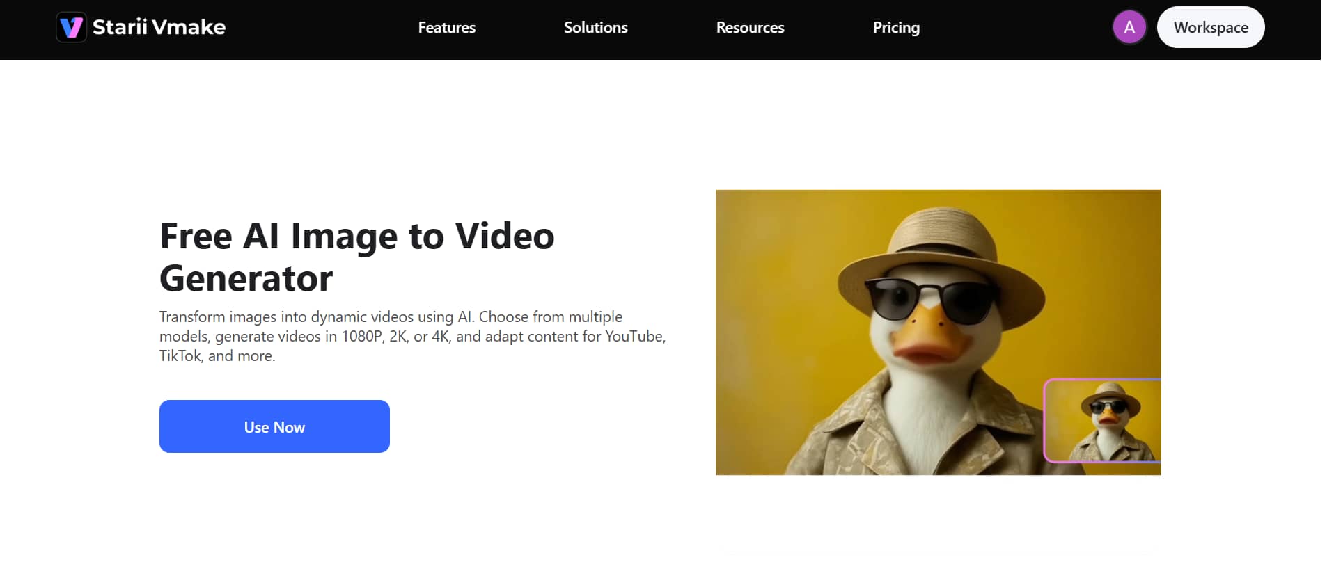 Vmake AI image to video generator