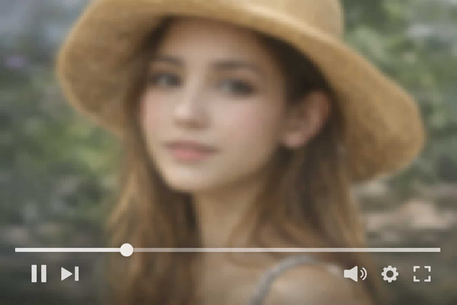 Sora quality video blurry