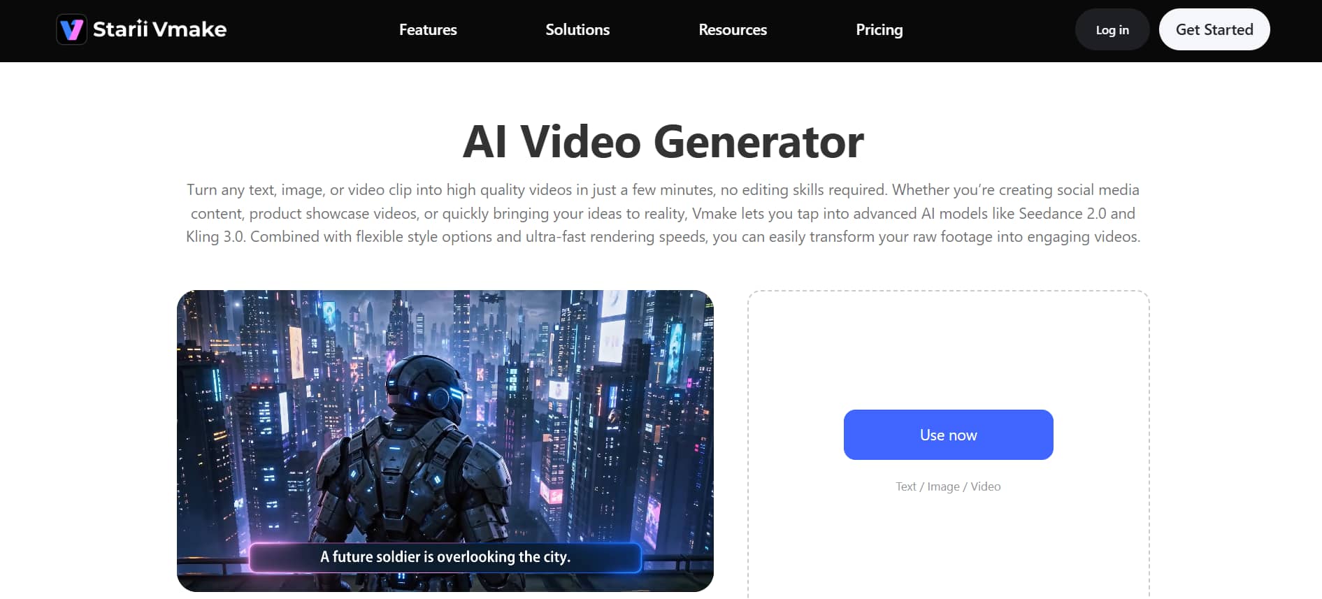 Vmake AI video generator