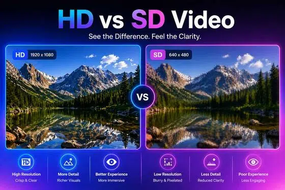 HD vs SD Video Comparison: Everything You Need to Know