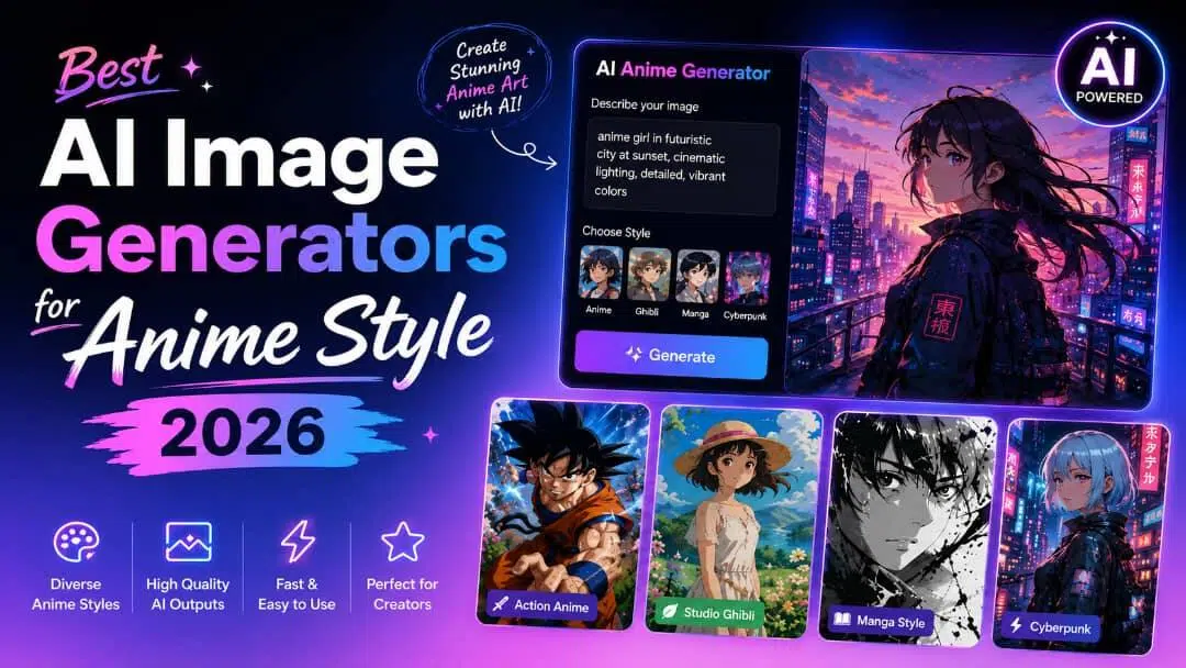 Best AI Image Generators for Anime Style 2026