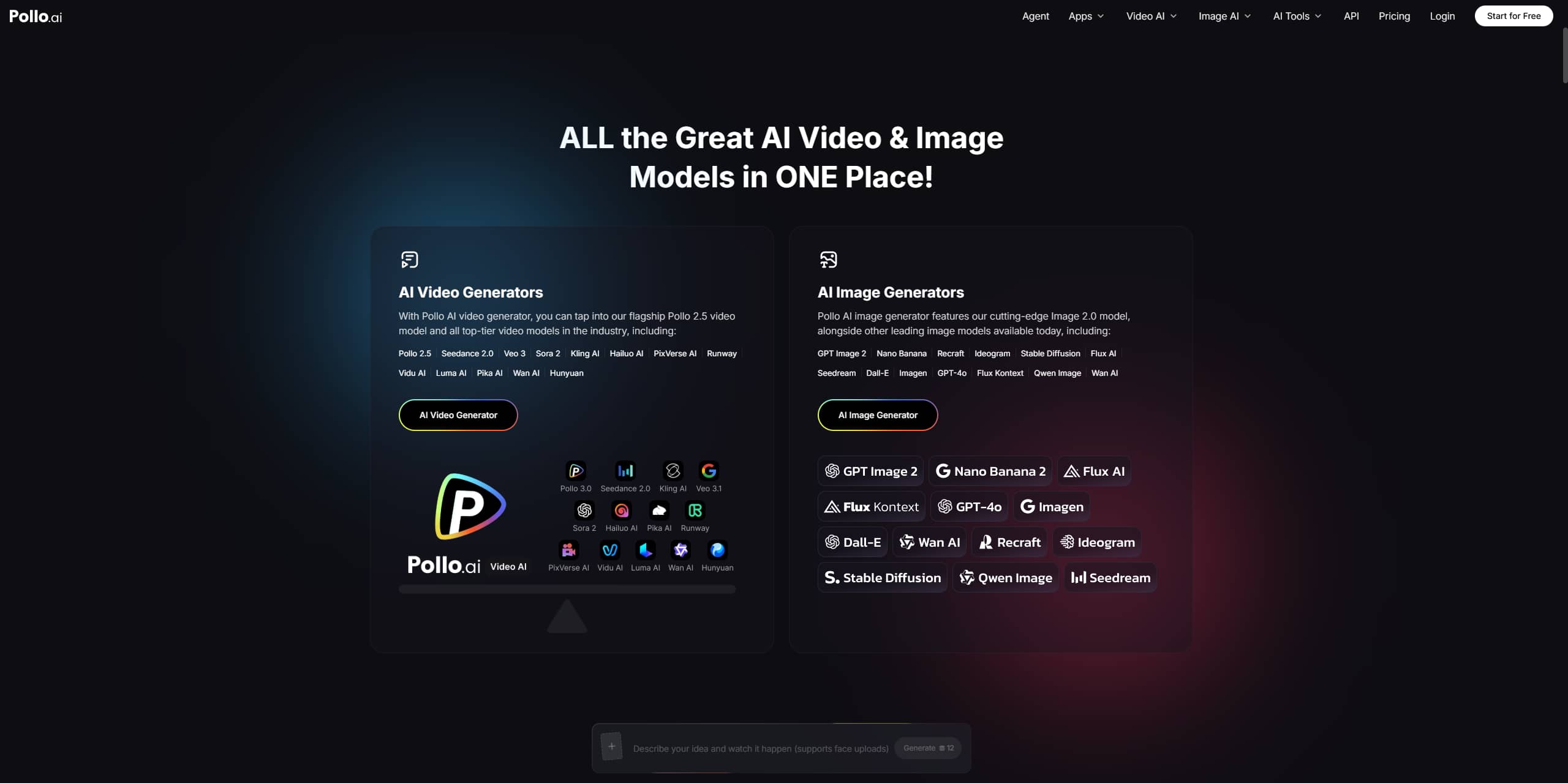 Multi-model AI video generation