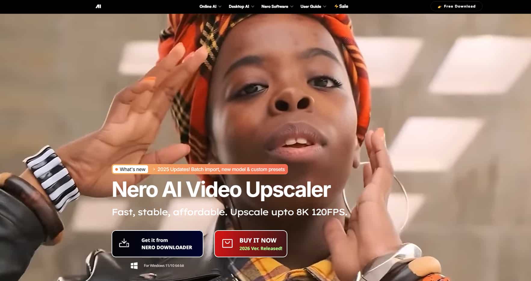 Nero AI Video Upscaler Pro