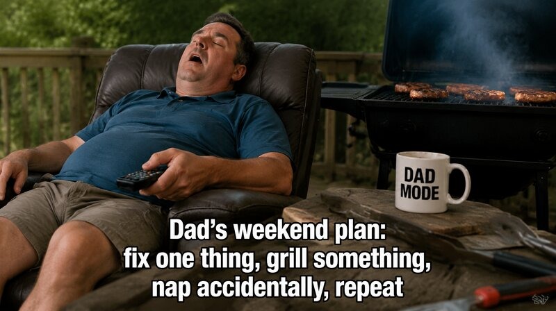 weekend dad memes